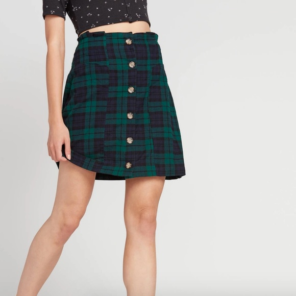NWT Volcom Untamed Feels Skirt-S Flattering Fit - Picture 3 of 7